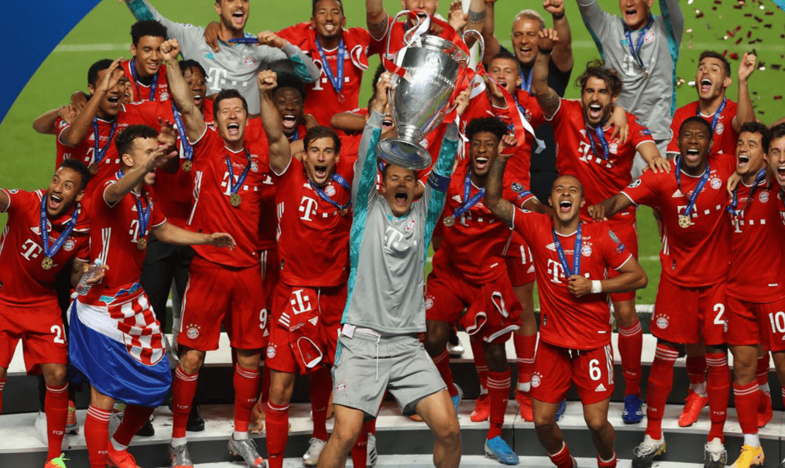 拜仁慕尼黑主场战胜RB莱比锡，夺得德甲联赛冠军